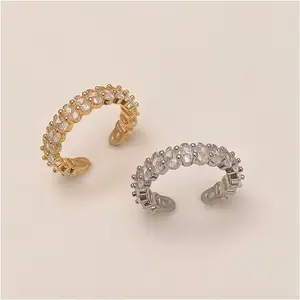 Ring seiko Geometry Kawaii Travel Accessories Color High Quality Celebration Copper Zircon Fidget Ring Celebration Christmas