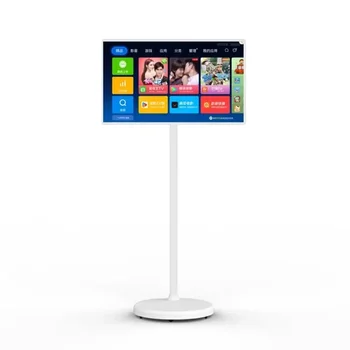 Standbyme 27 Inch Portable Tv Floor Standing Interactive Smart Touch Screen Monitor With Usb Interface Hdtv 1080p Definition