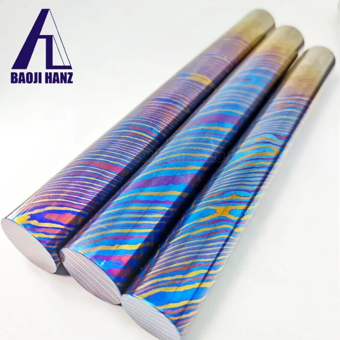 カスタムTimascusMokutiチタンダマスカス棒| Alibaba.com