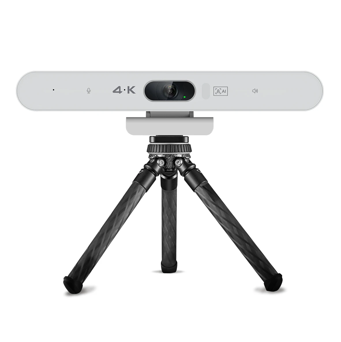 Video and Audio 4k UBS Camera with Microphone and Speakers Built in Drive Free for Meeting Room White Plug and Play Web Cam