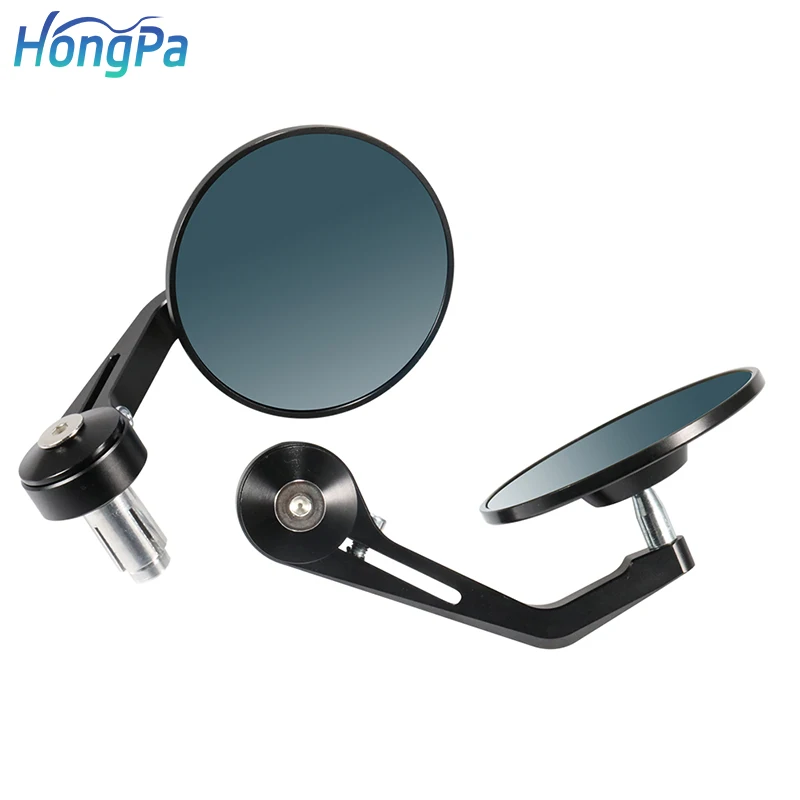Motorcycle Universal Bike Side Mirrors Antiglare Blue Glass Motorbike