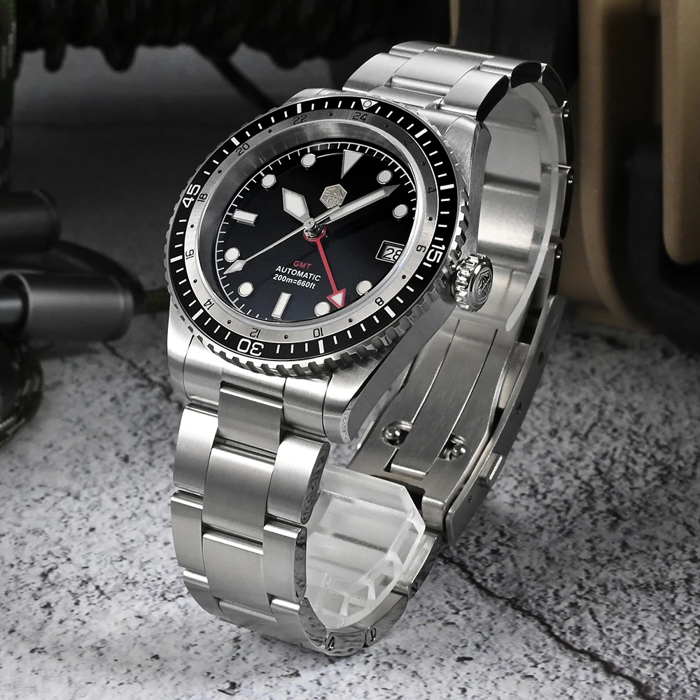 Factory Price San martin Vintage NH34 GMT 20atm Bgw9 Luminous - Main Image