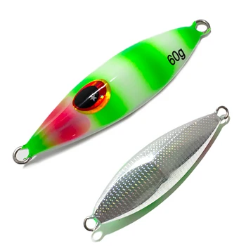 CHEERY Slow Bee Slow Pitch Jig 10g-150g UV Luminous Shore Casting Jigging Spoon Lure Glow Saltwater Fishing Lure – Metal Jig – view 4