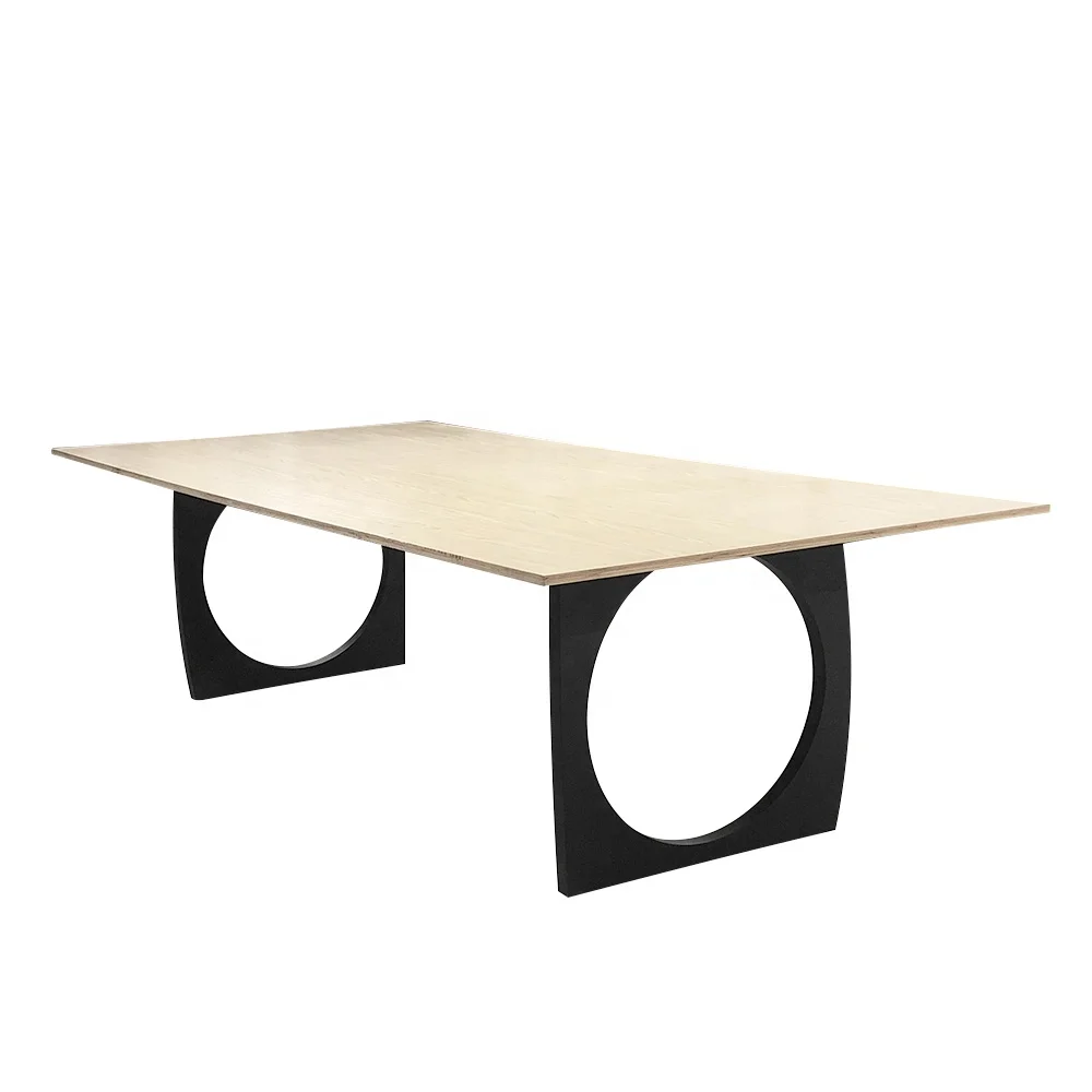 new design table legs square round cut metal meeting table base