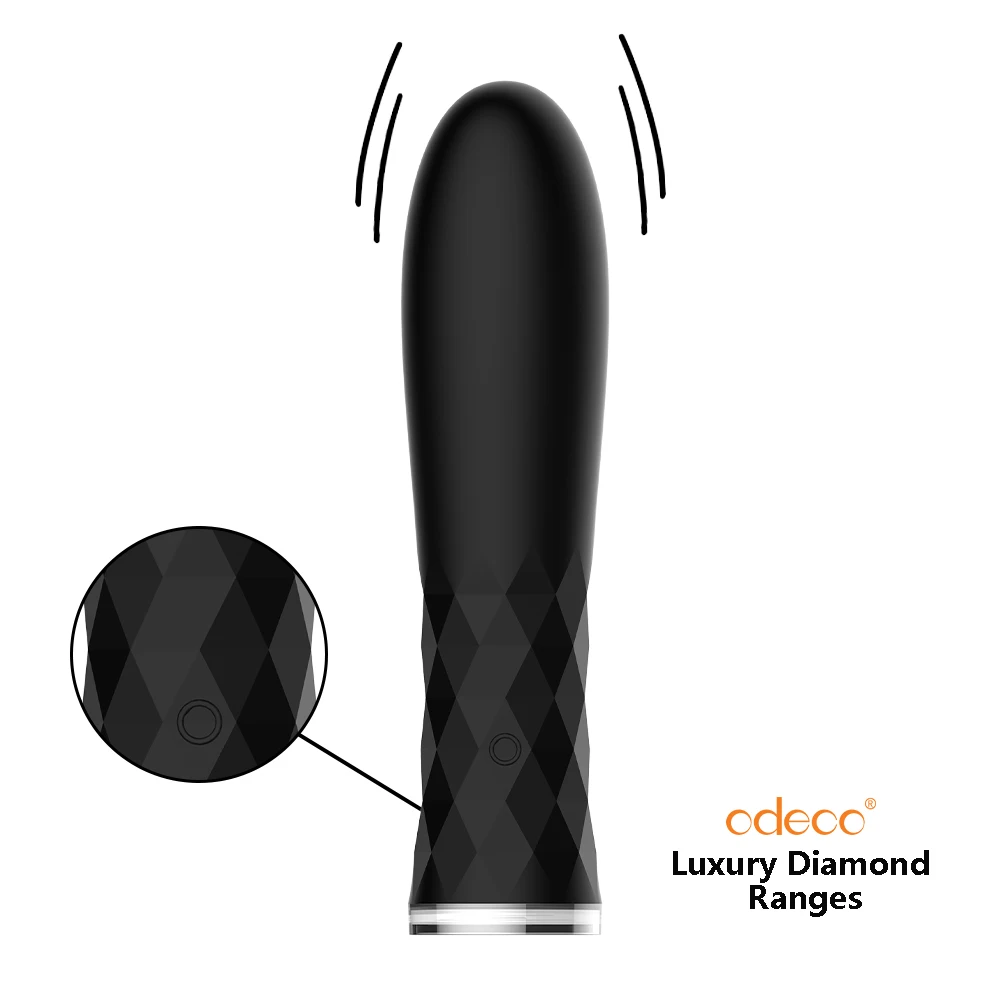 Odeco Hot Sale Silicone G Spot Toy Female Sex Vibrators Bullet with Colorful Lights Sex Toys Adult Sex Toys