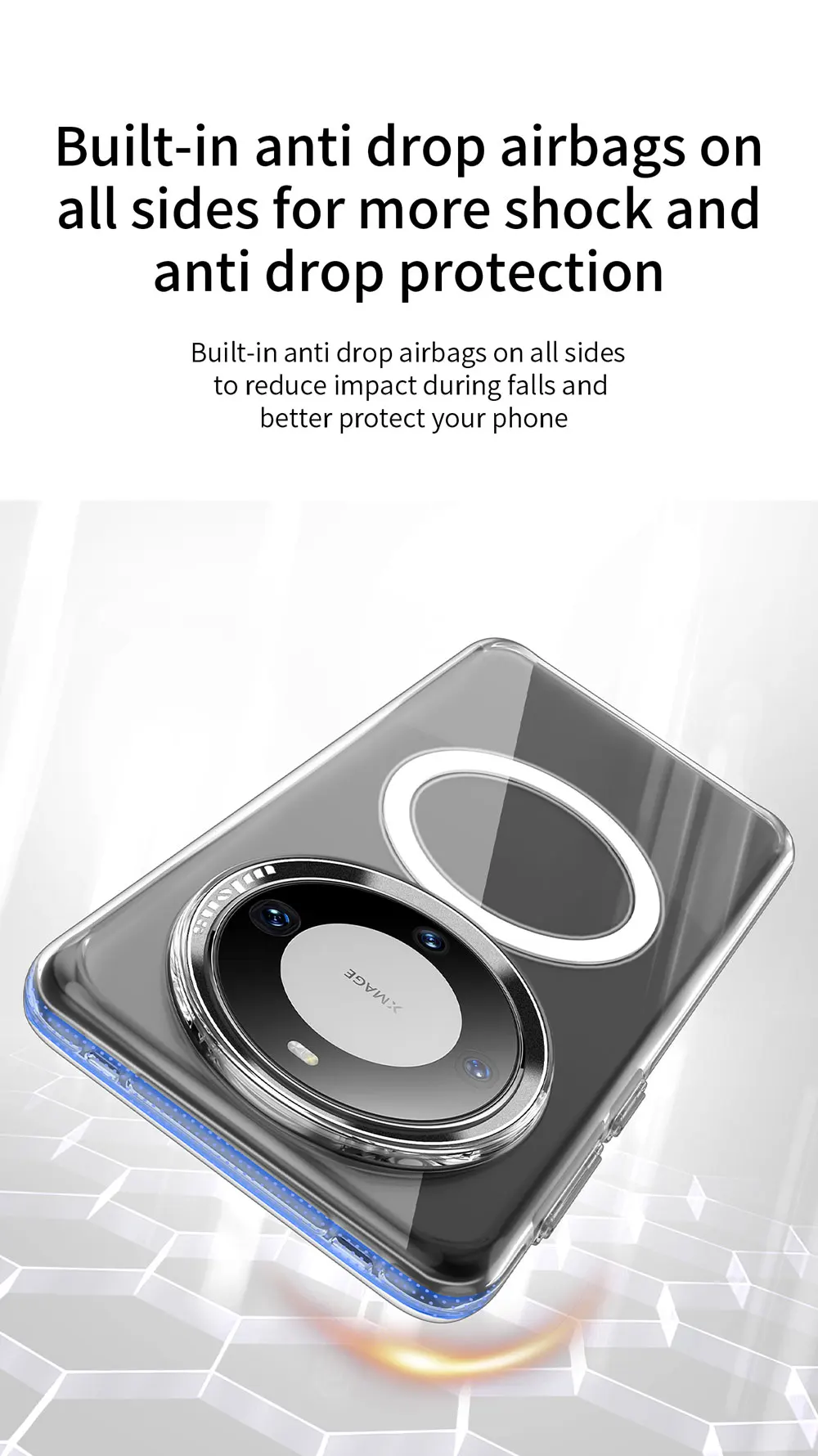 Magnetic Ring Case For Huawei P70 Pro Lens Films Camera Protector Clear Phone Transparent Frosted Matte WLS90 wlons factory