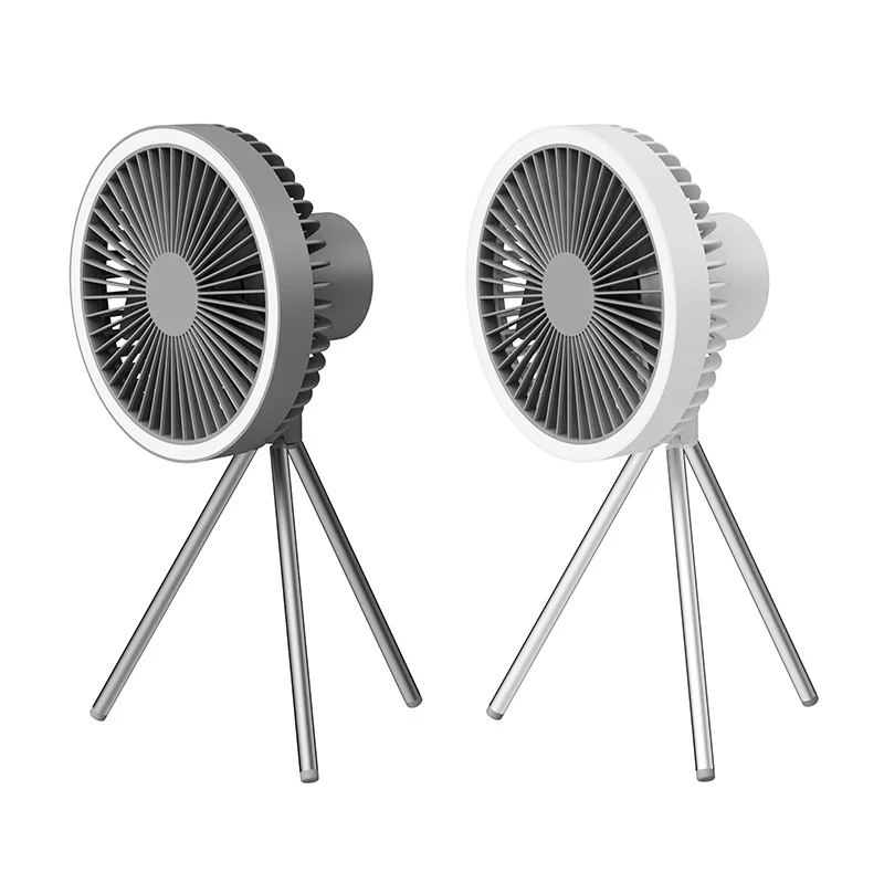 Charging Table Electric Fan with Power Bank Function Portable and Solar Rechargeable Fan Hot Selling 12 Inch Car White Gua