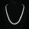 Collier en or 10 carats avec diamant de laboratoire