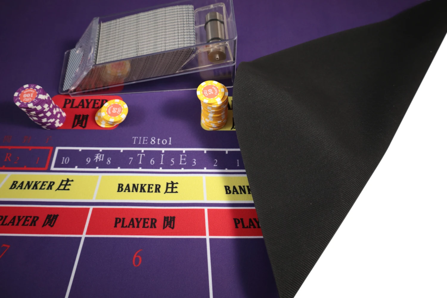 AOBO подходит для развлекательных настольных ковриков для покера, резиновые азартные игры, баккара, покерные скатерти