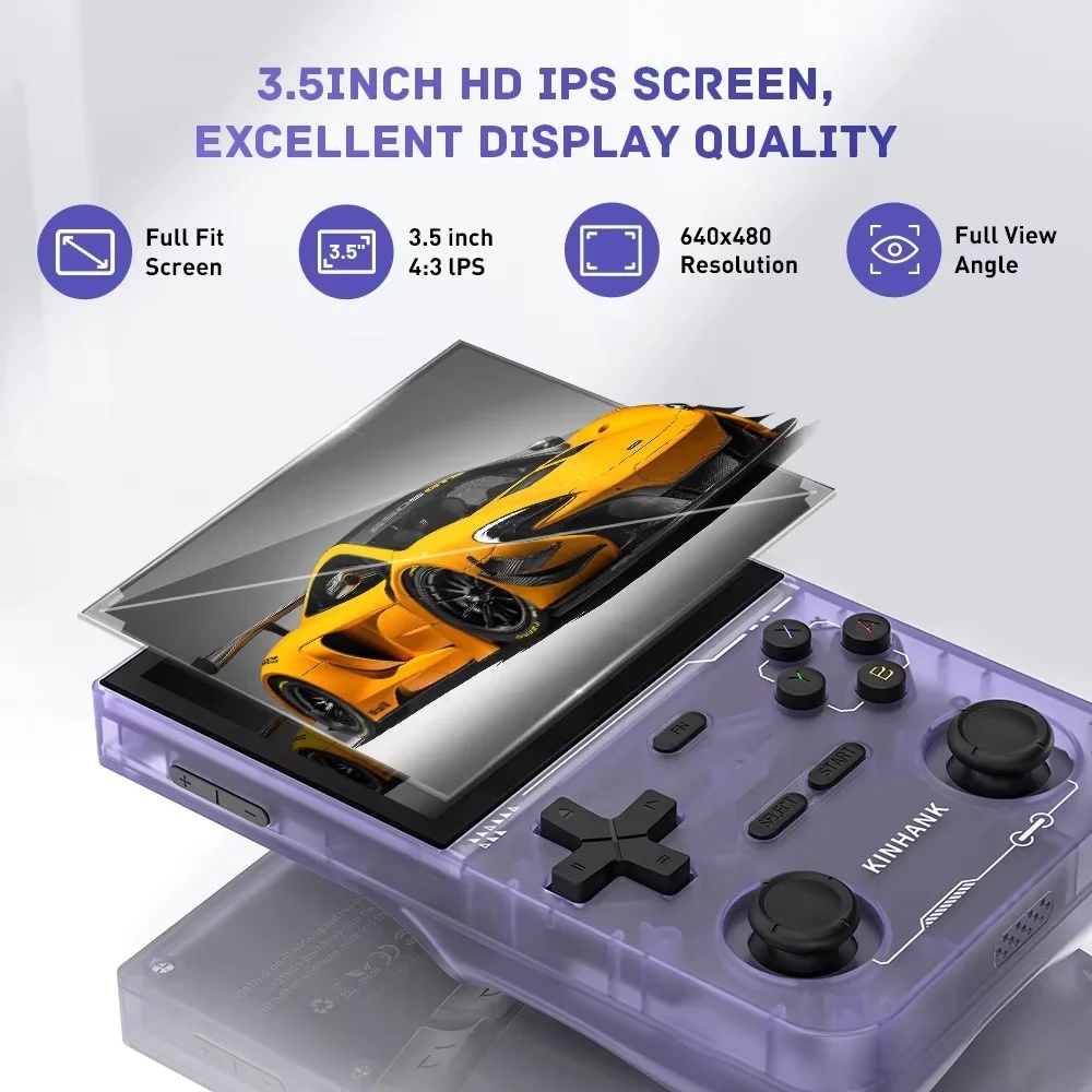 Kinhank K36 携帯型レトロゲーム機 20000ゲーム内蔵 50エミュレーター