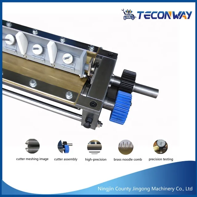 Original Producer SS304 for Zhengya Burr-free Pillow Noodle Slitter for Instant Noodle Machine 5