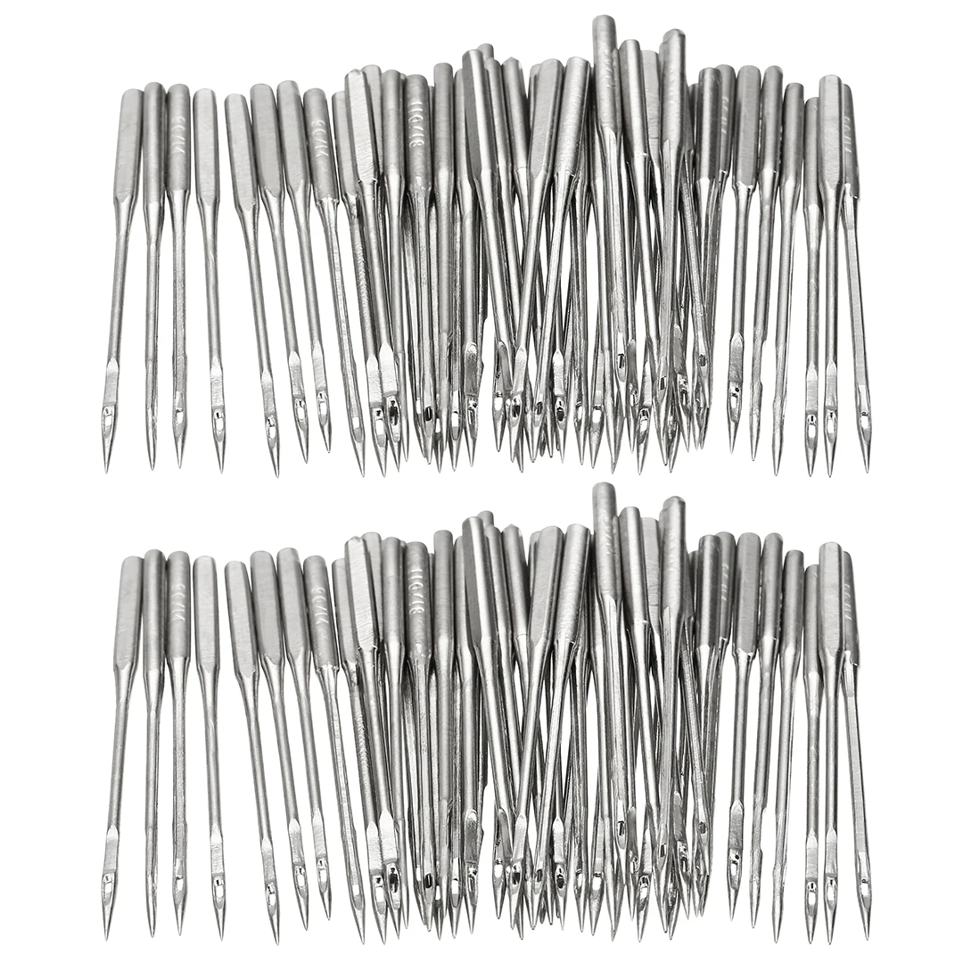 50PCS Home Sewing Machine Needle 11/75,12/80,14/90,16/100,18/110 for Singer $TCA 