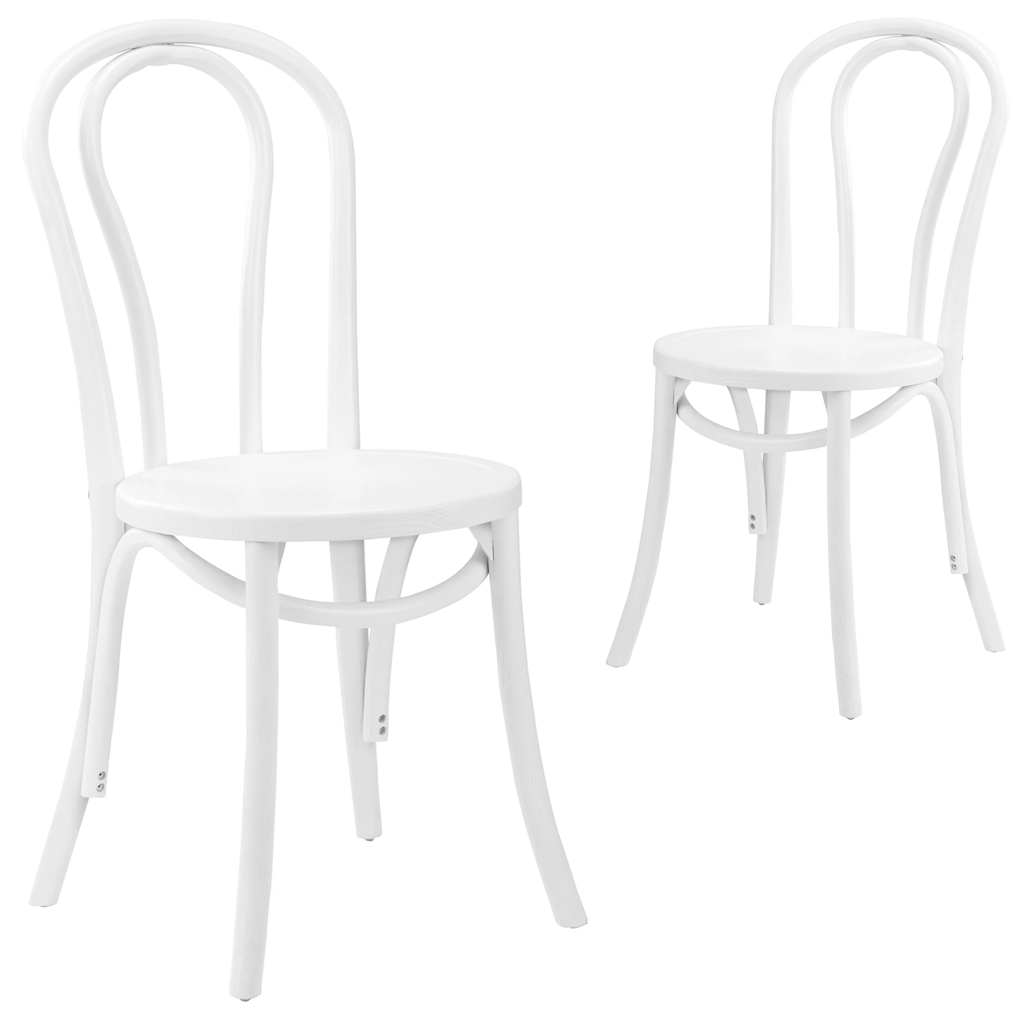 white thonet chairs