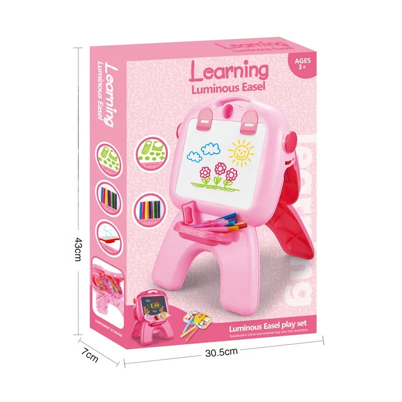 Writing Boards Learning Toy Set with Stand Drawing Toys for Kids