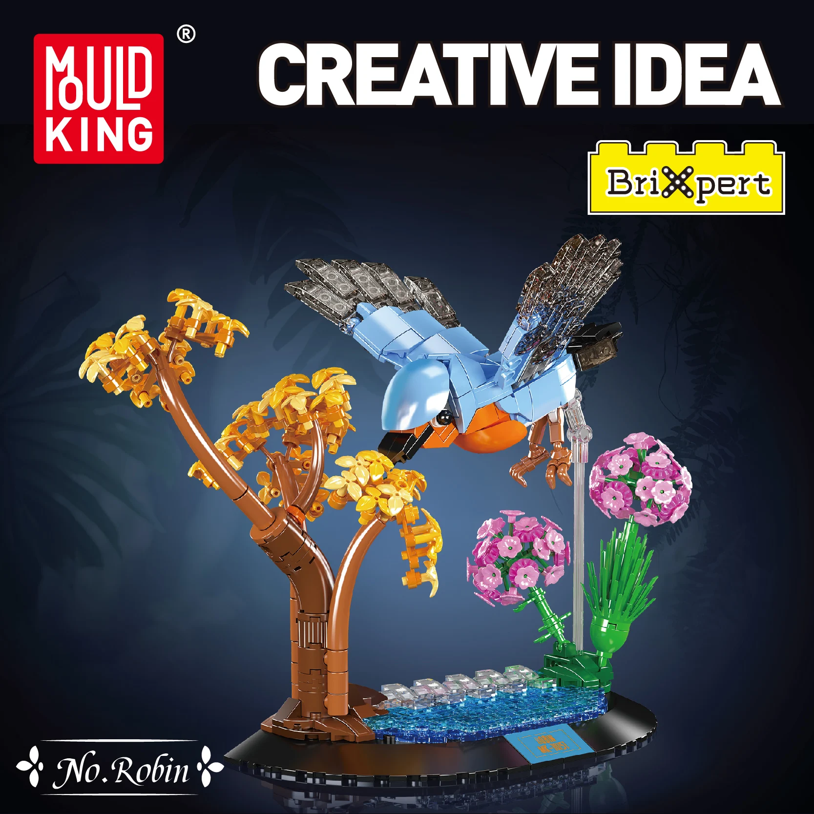 Mould King 10151 Robin Ornaments Creative Toys Game Toys Technic