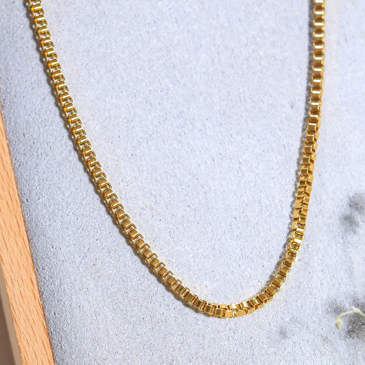 Olivia High Polishing 2mm Chain Necklace Jewelry 316L