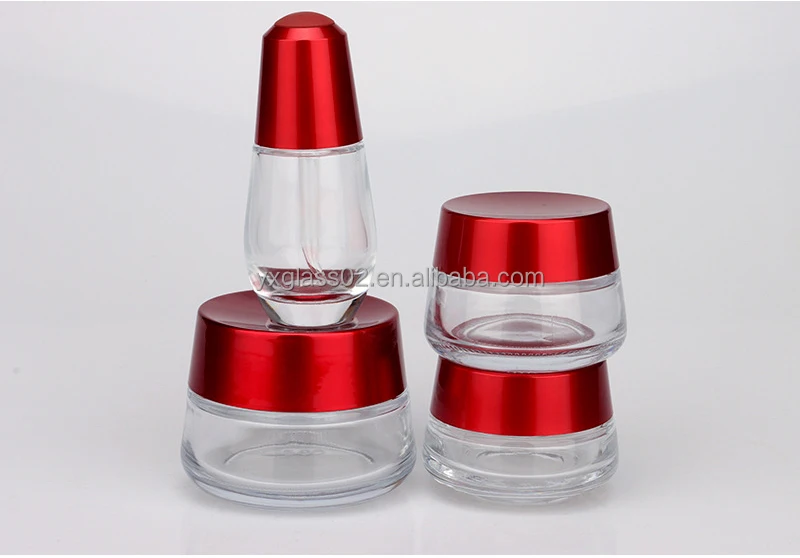 Cosmetic packaging bottle set special skin care packaging container toner lotion serum cream packaging container manufacture