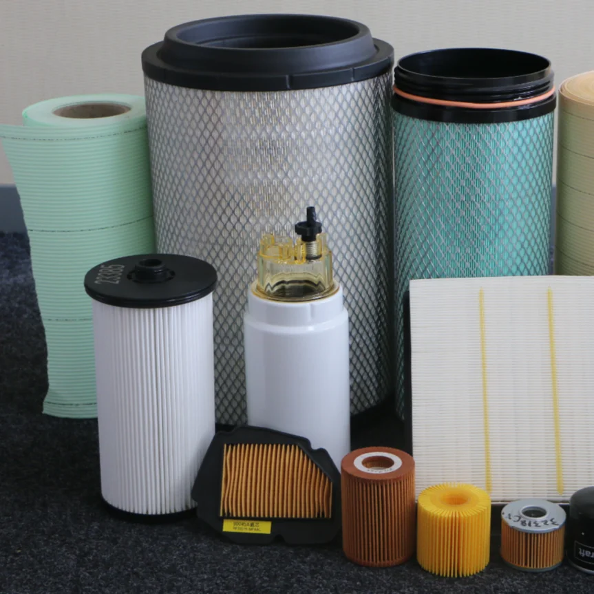 Фабричная акриловая смола целлюлоза древесная целлюлоза Автомобильная воздушная фильтровальная бумага для сверхпрочного внутреннего защитного фильтра