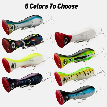 95mm 31g Floating Water Wave Crawling Lure Bait Surface Bait Fishing Metal Live Bait with Hooks Bass Carp Big Mouth Wave – Metal Jig – view 3