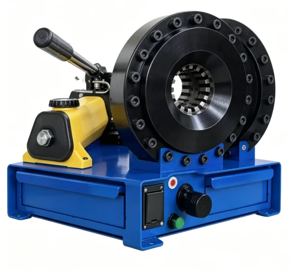TEBAK Portable Manual Hydraulic Hose Connector Machine - Large-diameter Hose Clamping Equipment - High-pressure Hose Presser