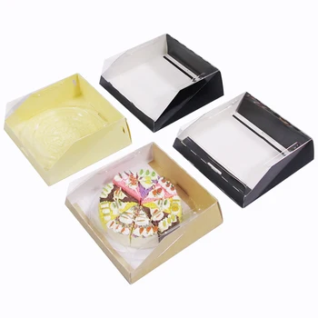 supplier wholesale 30cm 30cm/10 x 14 x 5/12x12x6 cupcakes white logo printed kraft cake board packaging cake box