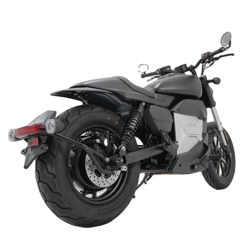 Road Legal EEC COC 16 Inch  Kenda Semi Hot Melt Tire 120KM/H  72v 8000w Adult  Electric Motorcycle