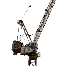 8TON  Construction Site  Engine and construction Machinery  PLC Swing Jib Luffing Tower Crane
