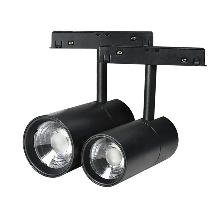 Magnetic Led Track Light Foldable Track  Rail Recessed Ceiling Suspension Led Magnetic Track Light for Shop Home Industrial