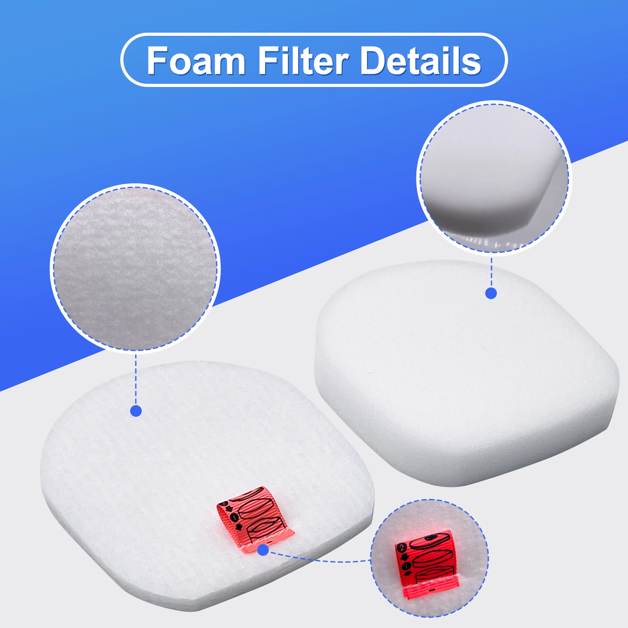 High Quality Vacuum Filters Compatible with Sharks Rocket Pet Pro IZ662H IZ682H Stick Vacuum Cleaner Replacement Parts
