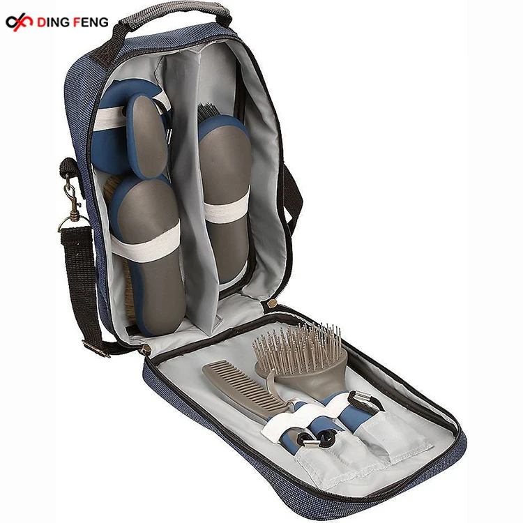 Фабрика изготовленный на заказ Портативный уход за лошадьми для ухода за хранение щетка сумка