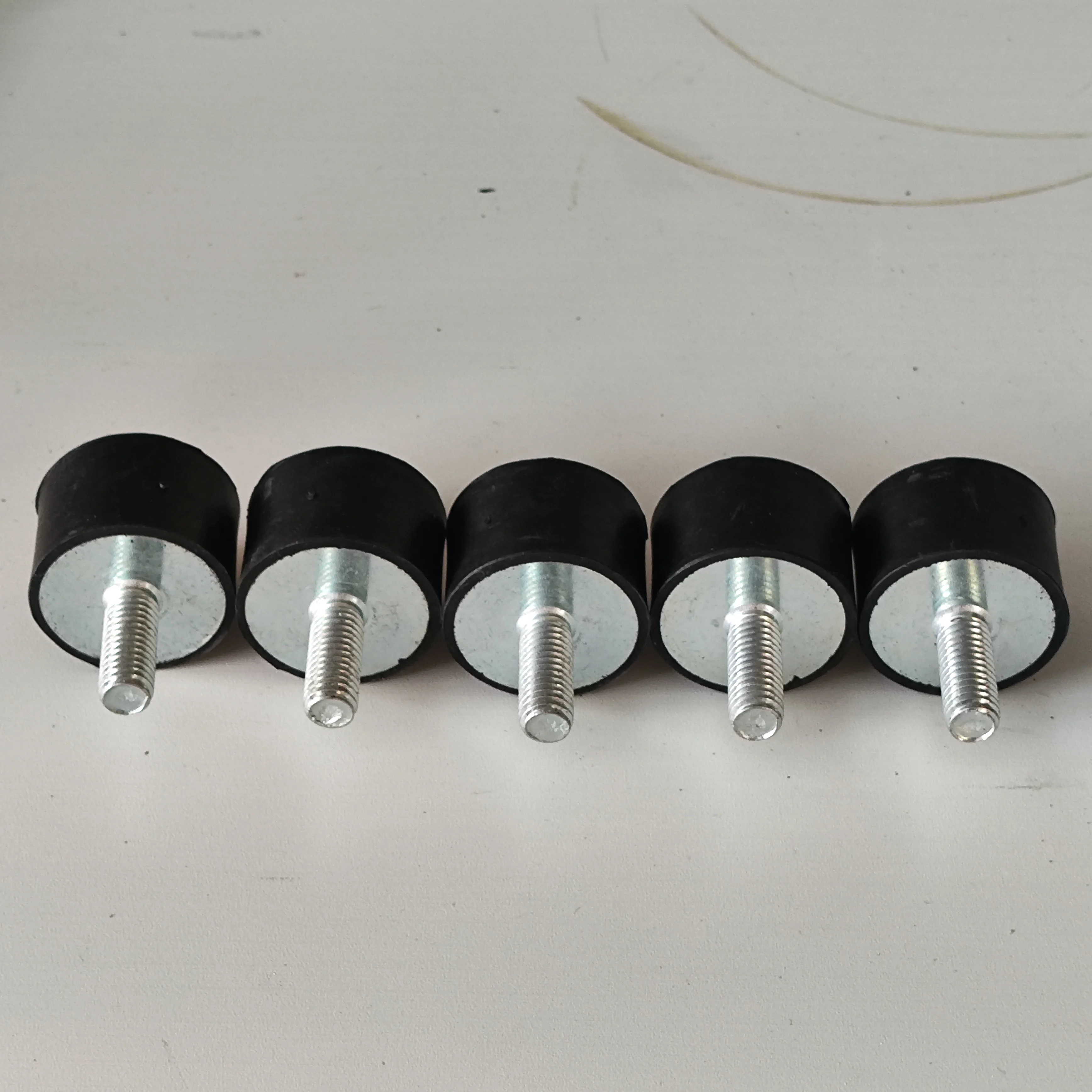Cylindrical Stud Vibration Isolation Mounts Male Female Rubber Shock Absorber Bumper Isolator Damper