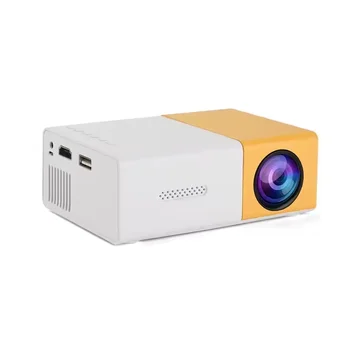 Hot Sales Smart Projector YG300 Portable HD Multimedia Proyector for Home Theatre Education Games Mini Projector