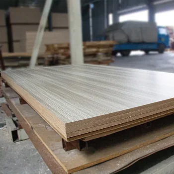 Wholesale Cheap Melamine Synchronize Mdf Panel Mdf Boards Wood 18mm Fibreboards For Saudi Arabia