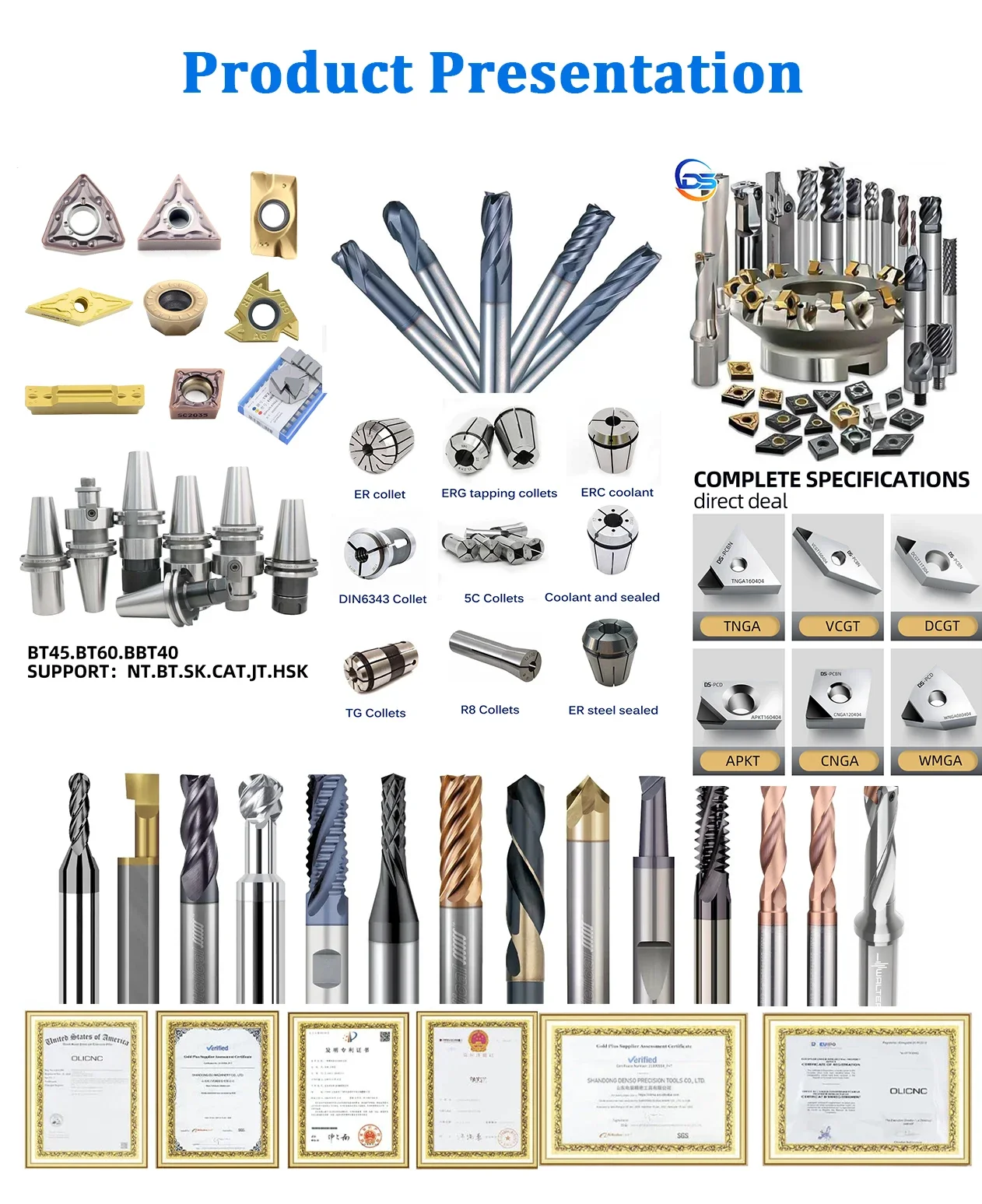 Fresa De Acero Tungsteno Para CNC - 4 Flautas Y Revestimiento Nano