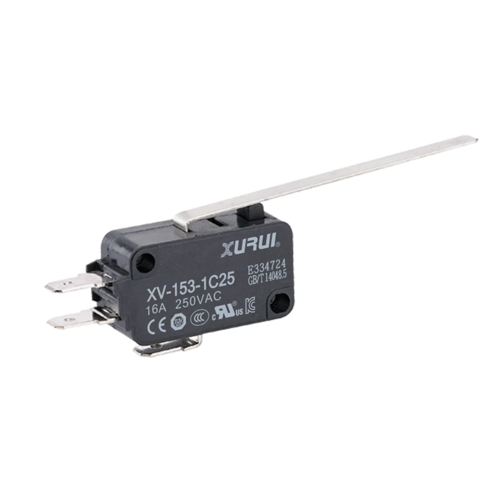T85 Sensitive Zippy Micro Switch 16A 250VAC with Long Straight Lever