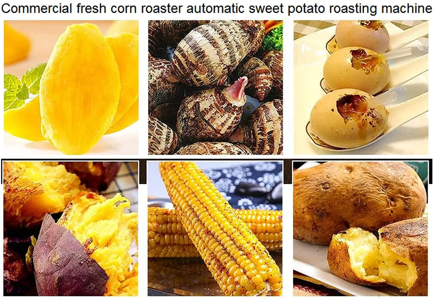 Sweet Potato Roaster Machine - Durable Stainless Steel