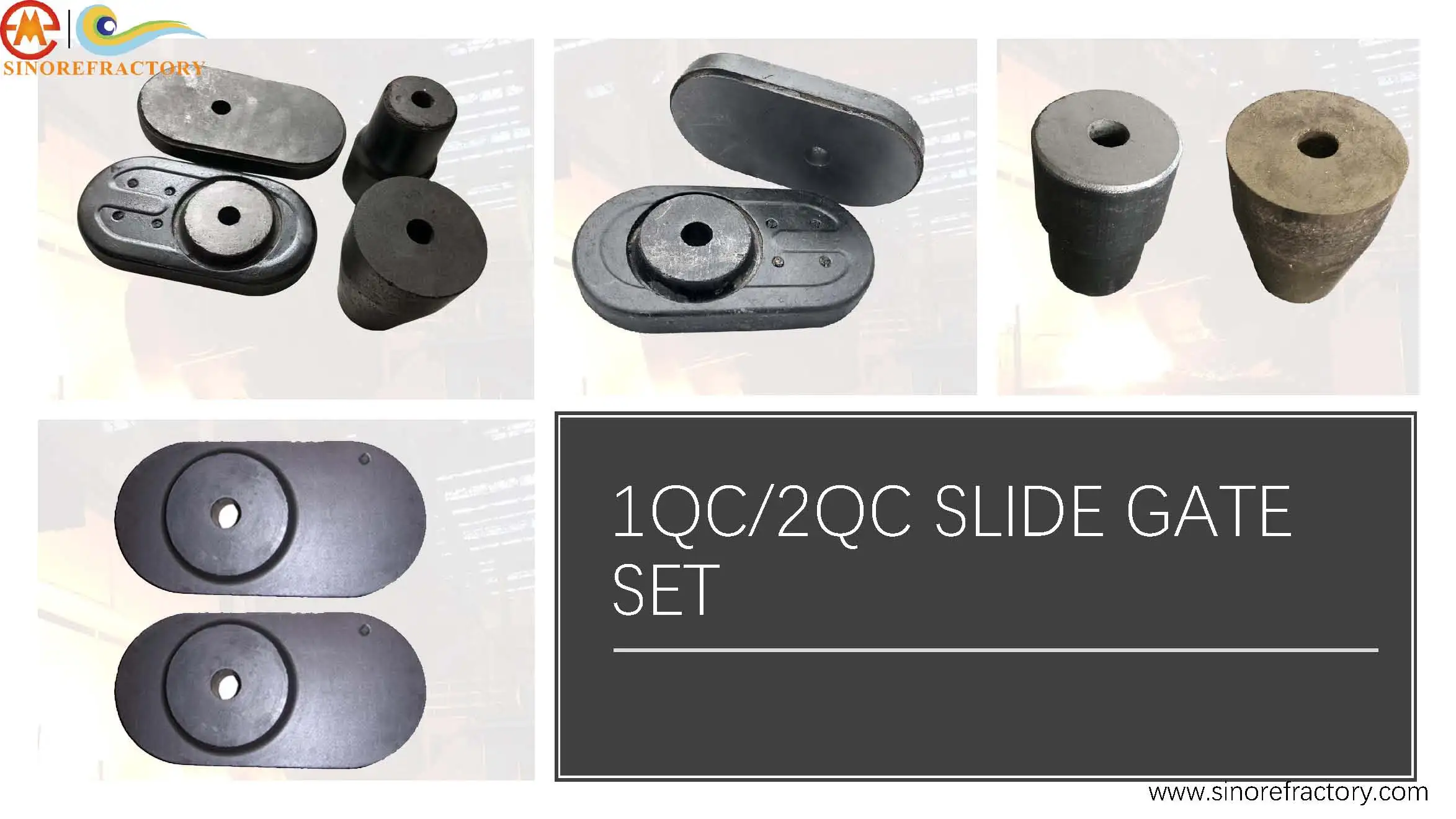 1qc 2qc Slide Gate Plate Refractories For Continuous Casting - Buy ...