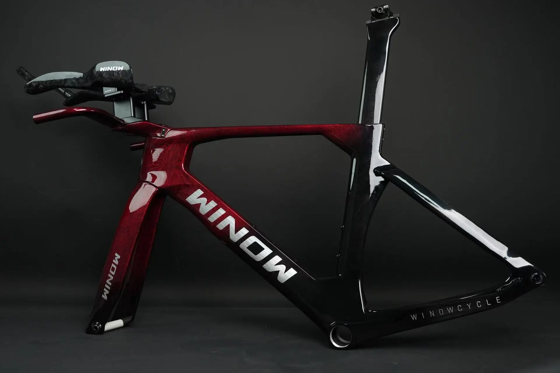 Winowsports 2025 Carbon TT Frameset TT129 - 700x28C Disc Brake