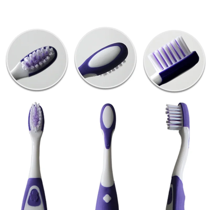 Детская зубная щетка с мультяшным принтом для домашнего использования