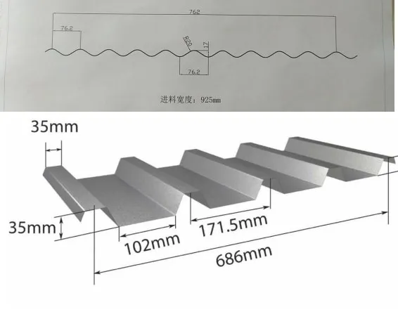 Roof Use Double Layer Corrugated Profile Steel Roofing Sheet Roll Forming Machine