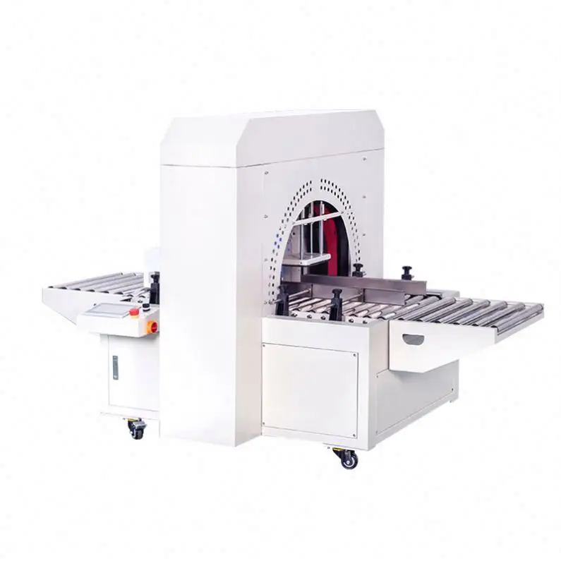 TEBAK  Automatic Fresh Fruit Insulation Foam Box Carton Sealing Machine Adhesive Taping Winding for Beverage Chemical