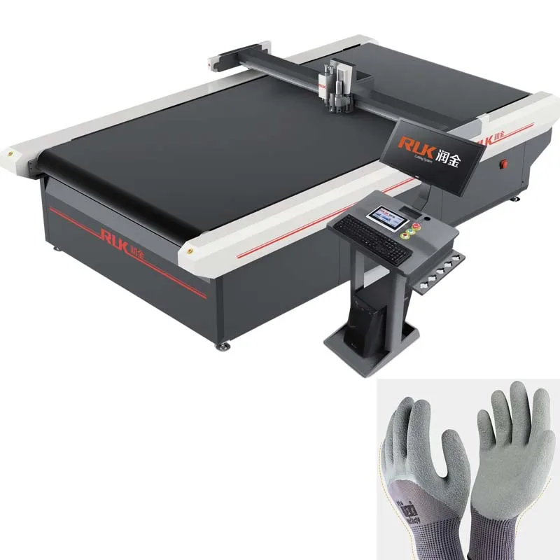 RUK Textile Fabric Cutting Machine Auto Feeding System Fabric Cutting Table for Pvc Cutter
