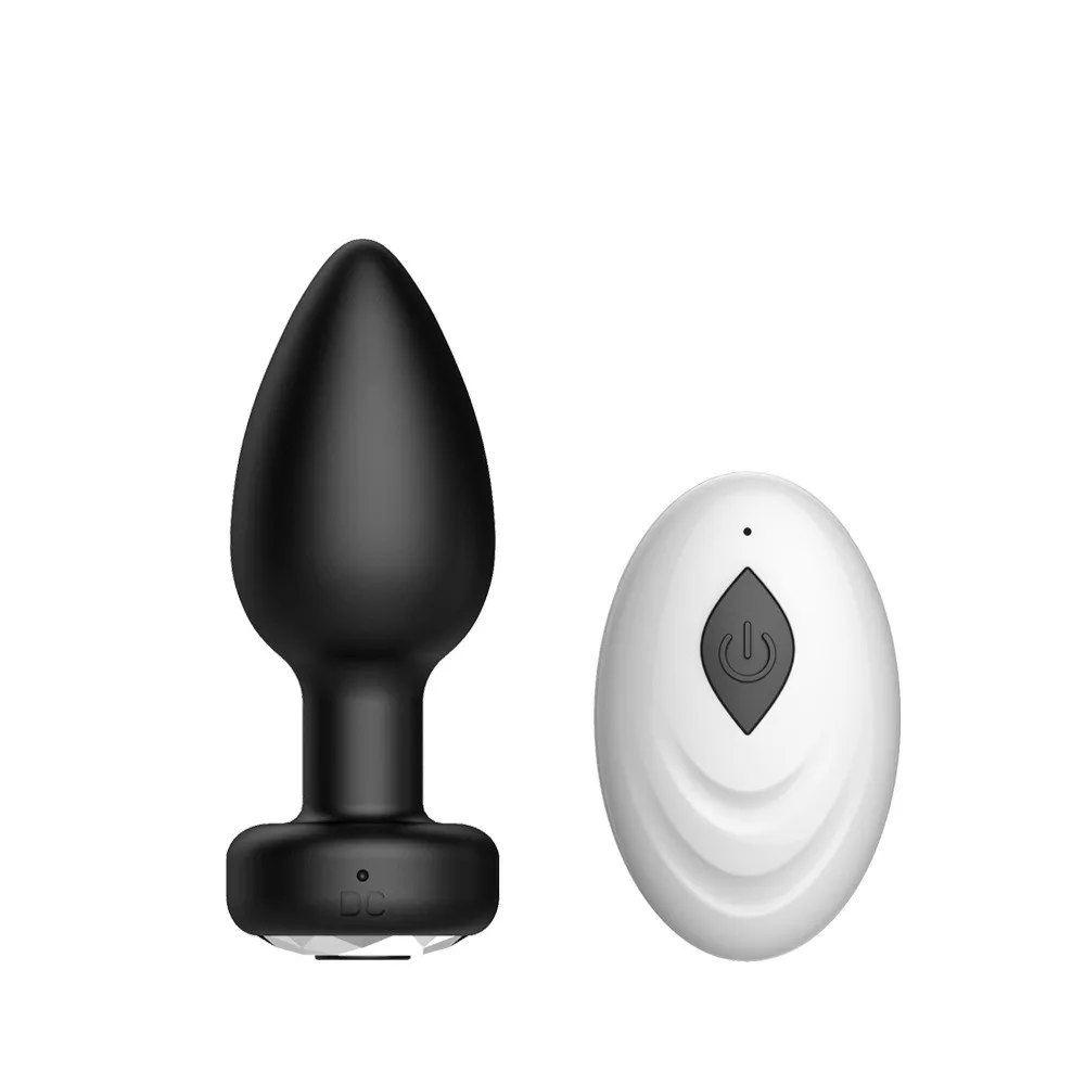 Adult Remote-Controlled Vibrating Anal Plug Fun Sex Toy