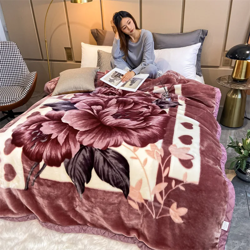 Soft Thickened Double Layer Lamb Plush Blanket
