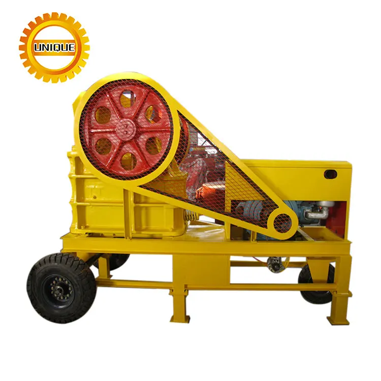 Mobile Diesel Engine PE 250x400 Primary Stone Jaw Crusher Machine for Sale in Africa
