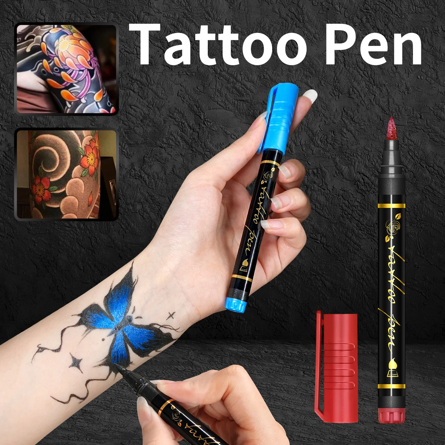 Marqueurs Edding Pour Tatouages Temporaires Sur Peau - Lot De 10, Mélange De Couleurs - Neuf, Fabriqué En Allemagne