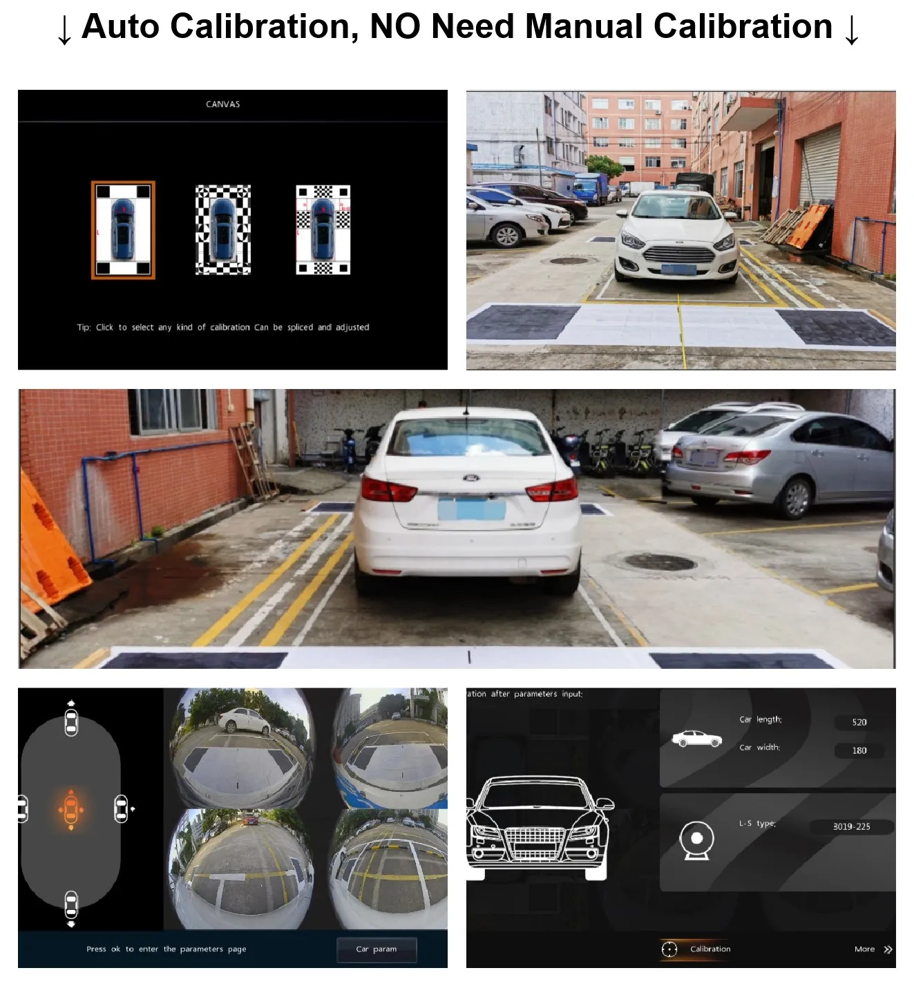 Videocamera Auto DVR 4K 2160P Con Visione Panoramica 360° - Doppia Lente, Visione Notturna, Parcheggio 24h, Wi-Fi