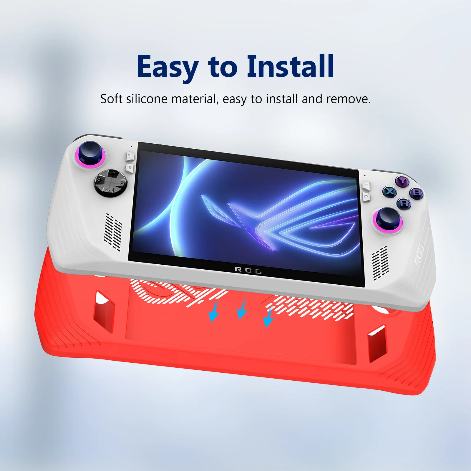 Asus-ROG Ally Game Console Capa com Suporte, Capa Protetora à