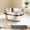 Lavabo macizo+cesta de drenaje roscada
