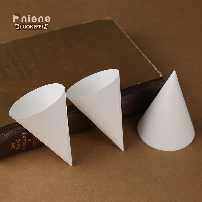 Custom 100% Biodegradable Snow Cone Water Cup Disposable Food Grade Water Paper Cup Cone